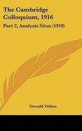 Cover: The Cambridge Colloquium, 1916 - Kessinger Publishing
