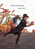 Cover: Winged Skater W/ Flowers - Greeting Card - Laughing Elephant