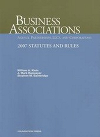 Enlarge image Cover: Business Associations - Foundation Press