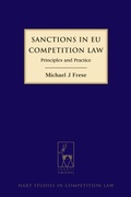Cover: Sanctions in EU Competition Law - Hart Publishing