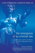 Cover: The Emergence of EU Criminal Law - Hart Publishing