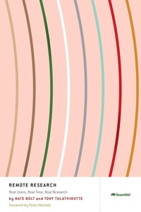 Enlarge image Cover: Remote Research - Rosenfeld Media