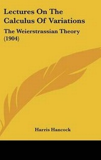 Abbildung von: Lectures On The Calculus Of Variations - Kessinger Publishing