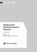 Cover: Antigua and Barbuda General Election, 12 June 2014 - Commonwealth Secretariat
