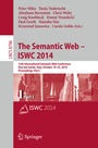 Cover: The Semantic Web - ISWC 2014 - Springer