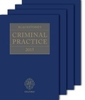 Bild: Blackstone's Criminal Practice 2015 (Book and Supplements) - Oxford University Press