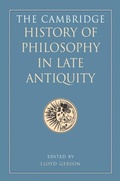 Cover: The Cambridge History of Philosophy in Late Antiquity - Cambridge University Press