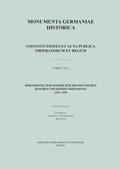 Cover: Dokumente zur Geschichte des deutschen Reiches und seiner Verfassung 1331-1335 - Harrassowitz Verlag