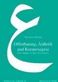 Cover: Offenbarung, &Auml;sthetik und Koranexegese - Harrassowitz Verlag