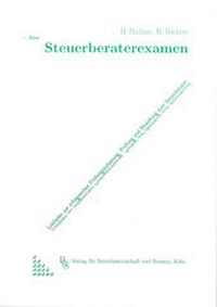 Abbildung von: Zum Steuerberaterexamen - Verlag f. Betriebswirtsch. u. Steuern
