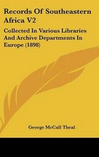 Abbildung von: Records Of Southeastern Africa V2 - Kessinger Publishing