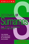 Cover: Collins Dictionary Of Surnames - Collins