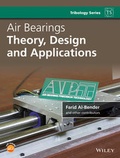 Cover: Air Bearings - Wiley