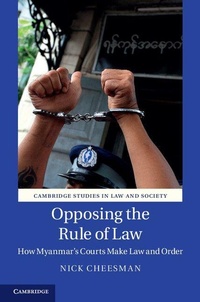 Enlarge image Cover: Opposing the Rule of Law - Cambridge University Press