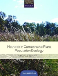 Enlarge image Cover: Methods in Comparative Plant Population Ecology - Oxford University Press