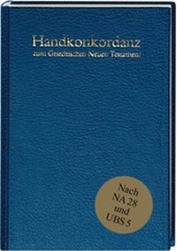 Abbildung von: Handkonkordanz zum griechischen Neuen Testament - Deutsche Bibelgesellschaft