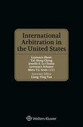 Cover: International Arbitration in the United States - Kluwer Law International