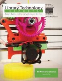 Enlarge image Cover: 3-D Printers for Libraries - ALA Editions
