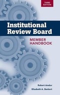 Cover: UNIV OF PHOENIX POD- INSTL REVIEW BOARD: MEMBER HANDBOOK - Jones and Bartlett Publishers, Inc