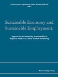 Cover: Sustainable Economy and Sustainable Employment - Edition Rainer Hampp