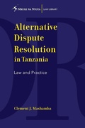 Abbildung von: Alternative Dispute Resolution in Tanzania. Law and Practice - Mkuki na Nyota Publishers