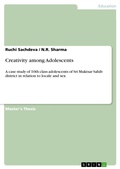 Cover: Creativity among Adolescents - GRIN Verlag