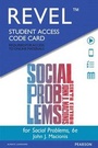 Cover: Revel for Social Problems -- Access Card - Pearson