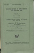 Cover: Country Reports on Human Rights Practices for 2004, V. 1 and 2 - National Defense University Press,U.S.