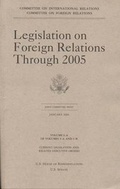 Cover: Legislation on Foreign Relations Through 2005, V. 1-A - Committee on Foreign Relations