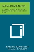 Cover: Rutland Barrington - Literary Licensing, LLC