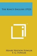 Cover: The King's English (1922) - Literary Licensing, LLC