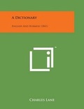 Cover: A Dictionary - Literary Licensing, LLC