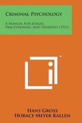 Cover: Criminal Psychology - Literary Licensing, LLC