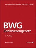 Cover: Kommentar zum Bankwesengesetz - BWG - Manz