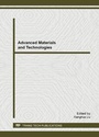 Cover: Advanced Materials and Technologies - Trans Tech Publications Ltd