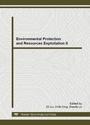 Cover: Environmental Protection and Resources Exploitation II - Trans Tech Publications Ltd