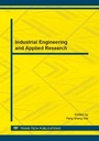 Cover: Industrial Engineering and Applied Research - Trans Tech Publications Ltd