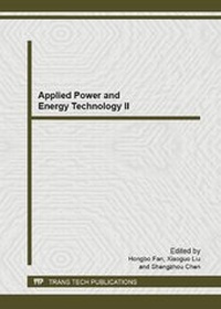 Enlarge image Cover: Applied Power and Energy Technology II - Trans Tech Publications Ltd
