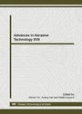 Cover: Advances in Abrasive Technology XVII - Trans Tech Publications Ltd