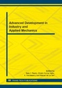 Cover: Advanced Development in Industry and Applied Mechanics - Trans Tech Publications Ltd