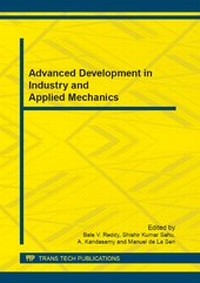 Enlarge image Cover: Advanced Development in Industry and Applied Mechanics - Trans Tech Publications Ltd