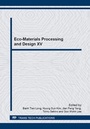 Cover: Eco-Materials Processing and Design XV - Trans Tech Publications Ltd