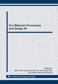 Cover: Eco-Materials Processing and Design XV - Trans Tech Publications Ltd