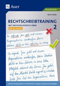 Cover: Rechtschreibtraining: Mit Diktaten effektiv &uuml;ben 2 - Auer Verlag in der AAP Lehrerwelt GmbH