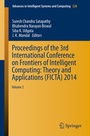 Cover: Proceedings of the 3rd International Conference on Frontiers of Intelligent Computing: Theory and Applications (FICTA) 2014 - Springer