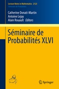 Cover: S&eacute;minaire de Probabilit&eacute;s XLVI - Springer