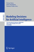 Cover: Modeling Decisions for Artificial Intelligence - Springer