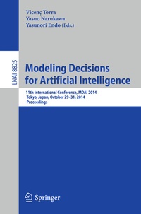 Enlarge image Cover: Modeling Decisions for Artificial Intelligence - Springer
