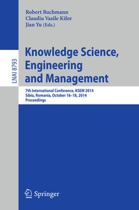 Enlarge image Cover: Knowledge Science, Engineering and Management - Springer