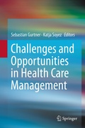 Cover: Challenges and Opportunities in Health Care Management - Springer